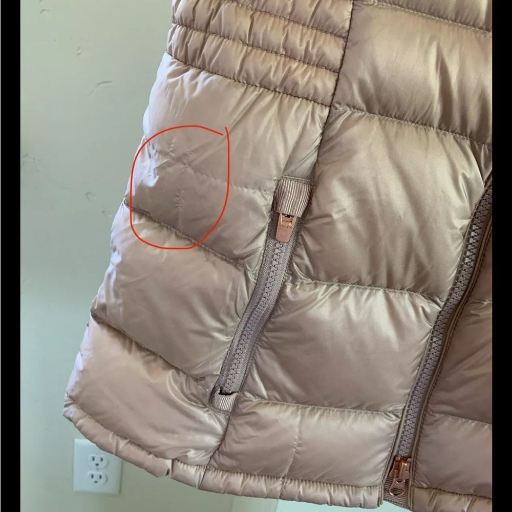 Athleta Women’s Banner Peak Goose Down Vest rose gold XS Puffer Outdoor 350856 - Picture 6 of 13
